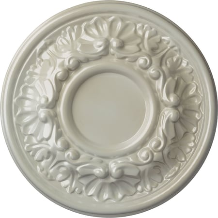 Ekena Millwork Odessa Ceiling Medallion (Fits Canopies up to 2 1/2"), Hand-Painted Flash Blue, 7 1/2"OD x 1 1/8"P CM07ODFBS